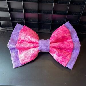 Tie dye double bow